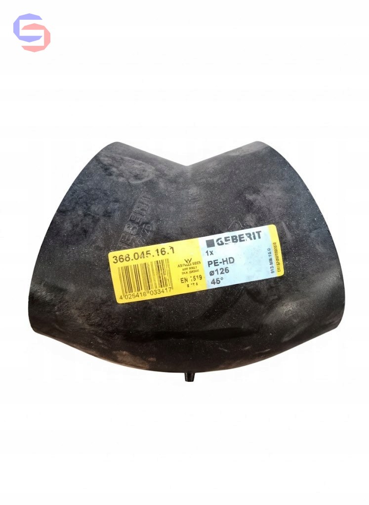 Kolano HDPE 45° 125mm Geberit używane outlet